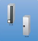 新協和 郵便受箱 郵便ポスト (縦型・ダイヤル錠付)前入後出型 SMP-20-FR