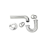 Master Plumber 219-162 MP Lavatory Drain P-Trap, 1-1/4-Inch, Chrome [並行輸入品]
