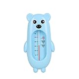 (ホールドウェル)holdwell 湯温計 子ブタ 動物 ベビー＆キッズ 衛生・入浴用品 ブルー ・バス用温度計