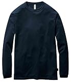 BURTLE バートル ロングスリーブTシャツ(ユニセックス) 春夏用 ネイビー 155 3 M