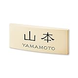 丸三タカギ 彫り込み済表札 カフェッタ CF-1-7-1-山本 彫り込み名字: 山本 【完成品】