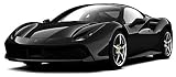 ブラーゴ フェラーリ ミニカー 1/43 Ferrari 488 GTB (ブラック) [並行輸入品]