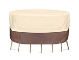 PyleSports PVCTBLCH48 Armor Shield Patio Table & Chair Set Cover Fits Round Table & 6 Standard Chair