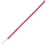 協和ハーモネット UL耐熱ビニル絶縁電線 赤 10m UL1015 AWG20 10m<RD>