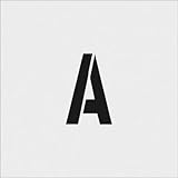 アイマーク:IM ステンシル A 文字サイズ100×65mm AST-A10065 型式:AST-A10065