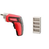 『電動ドライバー 充電式 RD110-R レッド』と『ラック スペースフィット 幅40×奥行29×高さ90cm オフホワイト S-SFR9040』のセット