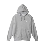 [チャンピオン] パーカー 長袖 裏毛 COTTON USA ワンポイントロゴ刺繍 ジップフーデッドスウェットシャツ C3-W104/C3-W104L/C3-W104Z/C3-Y137/C3-Y137L メンズ オックスフォードグレー