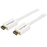 StarTech.com HDMI 1.4 ケーブル／7m／4K30Hz／CL3規格 難燃性／イーサネット対応／High Speed／オス-オス／ホワイト／モニターケーブル HD3MM7MW