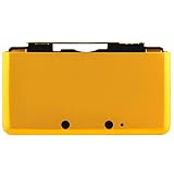 OSTENT ケース 耐衝撃 ハード アルミ メタル ボックス カバー ケース シェル Nintendo 3DS コンソールに対応 (ゴールド)