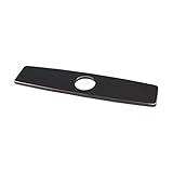 Wovierクロム/つや消しニッケル/ Oil Rubbed Bronze 3-to-1長方形型研磨、Suitable for 8インチシンク(合計長10.2インチ、穴カバーデッキ蛇口プレートEscu