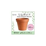 DEROMA(デローマ) リムポット Vaso Doppio Bordo 42cm