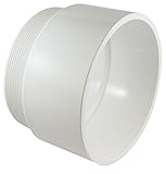 Canplas 192876 PVC DWV Male Adapter, 6-Inch, White by Canplas