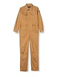 [フォーキャスト] メンズ つなぎ服 激ラク T/Cストレッチつなぎ服 キャメル L