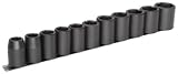 Martin MIS11K 1/2" Power Impact Drive Socket Set, 11 Pieces ranging from 13mm to 27mm on Clip Rail, 