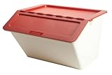 「スタックストー」 収納ボックス pelican wide (ペリカン ワイド) レッド 30.4L