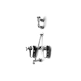 T&S Brass B-0695-ST Concealed Mixing Valve Integral Stops Breaker 3/4-Inch Hose Service Sink Faucet 