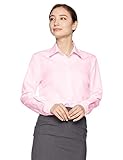 [アトリエサンロクゴ]シャツ ブラウス 事務服 制服 ワイシャツ ビジネスワイシャツ レディース レギュラー-pink 日本 S (日本サイズS相当)