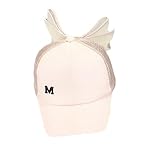 ZSY For U ベビー 赤ちゃん お出かけ用品帽子 キャップハット 子ども 子供 日差し UV コットン 女の子 お出かけ 紫外線対策 超結び付き2-8歳wmtmz02-白