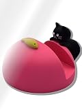 CIOP 【 どうぶつ スマホスタンド (テーブル くろねこ 01) 黒猫 ピンクのテーブル 】 かわいい 可愛い おしゃれ フィギュア 卓上 iphone/ipad/タブレットパソコン