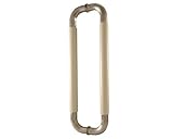 ﾍｱｰﾗｲﾝｺﾞｰﾙﾄﾞ ﾅﾁｭﾗﾙO型 ﾄﾞｱﾊﾝﾄﾞﾙ 450mm ﾎﾜｲﾄ 丸喜金属本社