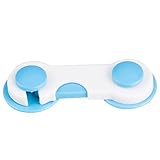 ベビーガード はがせる 多目的 キャビネット ストッパー 冷蔵庫 ドア 引き出し 開き戸 ロック（10個セット） (ブルー)