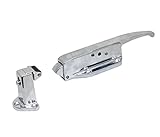 Kason K58 Series Walk-In Safety Chrome Latch Complete (Select Offset from Flush to 2-1/2") (Offset -