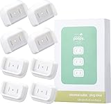 ponpy プラグカバー【意匠権出願中】8個セット コンセントカバー プラグカバー コンセント プラグカバー コンセント 安全プラグカバー 安全プラグカバー コンセント スイングプラグ用 (プラグカバー8個)