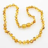 アンバーバビーネックレスで歯ぐずり赤ちゃんがスマイル,　Lemon 純天然琥珀（アンバー）赤ちゃんネックレス　バルト海産　記念品　贈り物　出産祝い　ベビー The Art of Cure, Amber