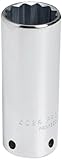 Stanley Proto J5017M-TT Proto Tether-Ready J5017M 12 Point 3/8-inch Drive Deep Socket 17-millimeter 