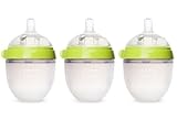 Comotomo Natural Feel Bundle - 3 Items: 5 Ounce Baby Bottles Green by Comotomo