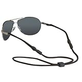 Chums 5mm Universal Fit Rope Eyewear Retainer Black (3 Pack) [並行輸入品]