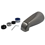KINGSTON BRASS K1272A8 5-1/8-Inch Universal Tub Spout, Satin Nickel [並行輸入品]