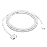磁気充電ケーブル 2m 140W急速充電 USB-C - Mag-safe 3 PD3.1 新急速充電規格対応 強力な磁気 磁気充電コード MacBook Air MacBook Proに対応 (白) [並行輸入品]