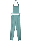 UNIWEAR(ユニウェア) サロペット BL-9309 ターコイズグリーン S ( 7号 ) （ 日本製生地使用 ）