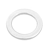 PATIKIL 100個 M12平座金 平ワッシャー アルミニウム シールリング 内径12mm 外径18mm 厚さ1.5mm パッキン ドレンワッシャー ガスケット 自動車 ボルト ホース 密封 機械 修理 補修