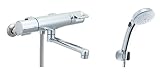 LIXIL(リクシル) INAX 浴室用 壁付 サーモスタット付シャワーバス水栓 エコフルシャワー スイッチシャワー 防カビホース RBF-714W