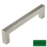 ProbricoキッチンハンドルとノブステンレススチールCupboard右角度付き1212 mmバーPullsつや消しニッケル 30 Pack PDDJ27HSS128-25Pack