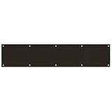 Designers Impressions Oil Rubbed Bronze 6 " x 34 "キックプレート: 609438