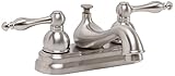 Premier Faucet 119265 Premier Wellington Lead-Free Centerset Two-Handle Lavatory Faucet, PVD Brushed