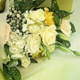 和風テイスト　ばらのブーケ　はんなり　生花　お祝い　記念日　誕生日　フラワーギフト　バラ