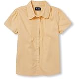 ザ・チルドレンズプレイス THE CHILDREN'S PLACE/ スリーブレスレーストリムトップ イエロー トップス半袖シャツ 7～8歳【並行輸入】