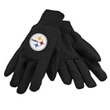 NFL Pittsburgh Steelers Solid Color Utility Gloves, Black [並行輸入品]