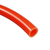 uxcell 空気PUホース プラスチックチューブ 16mm X 12mm 5M長さ レッド ポリウレタンエアーホース
