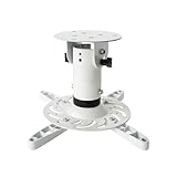 STARPLATINUM 強度 プロジェクター設置金具 天吊りタイプ 天吊り長20cm PJセッターハングGP200 ホワイト