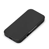 iPhone16ProMax iPhone 16ProMax 用 ガラスフリップケース [ブラック] PG-24DGF01BK