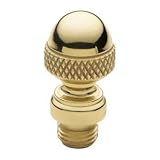 Baldwin 1092003i Acorn Tipヒンジ、生涯真鍮
