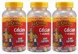 L'il Critters Calcium Gummy Bears with Vitamin D, Fun Swirled Flavor, 150 Count, 3 Pack by Lil Critt