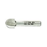 Vermont American 23123 1/2-Inch Carbide Tipped Corebox Router Bit, 2-Flute 1/4-Inch Shank [並行輸入品]