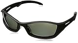 MCR Safety TB112AFZ Tribal Hybrid Temple Design Safety Glasses with Graphite Frame and Polarized Gra