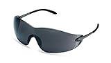MCR S2112 Crews Blackjack Safety Glasses Chrome Frame Grey Lens 1 Pair [並行輸入品]